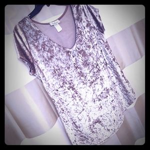 Crushed Velvet Shirt